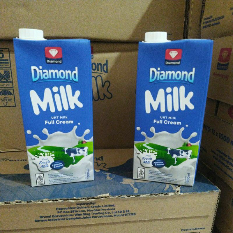 

susu diamond full cream 1 liter
