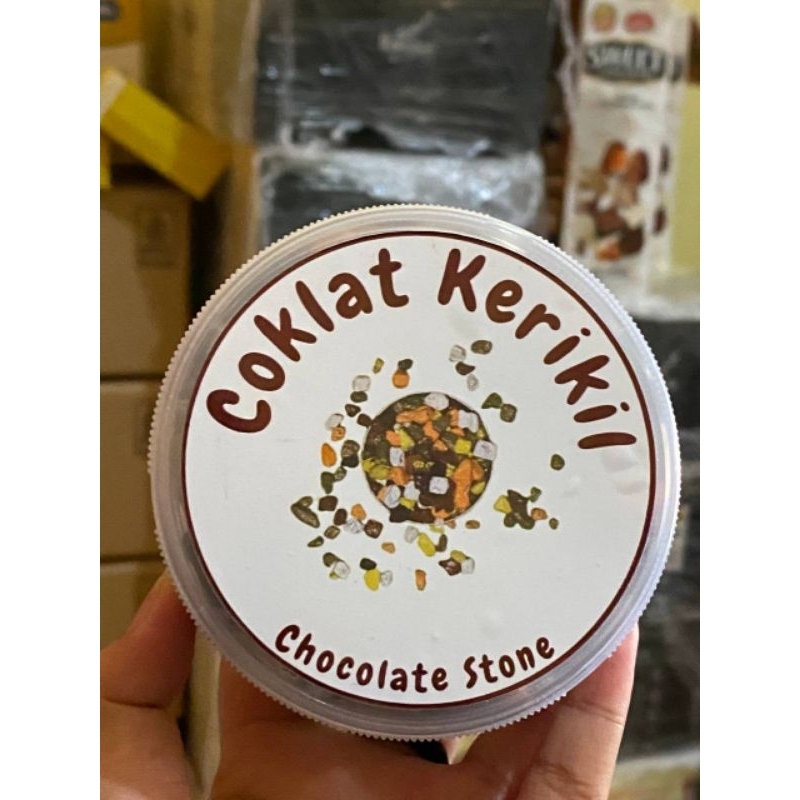 

(250 gram toples) coklat kerikil premium toples enak