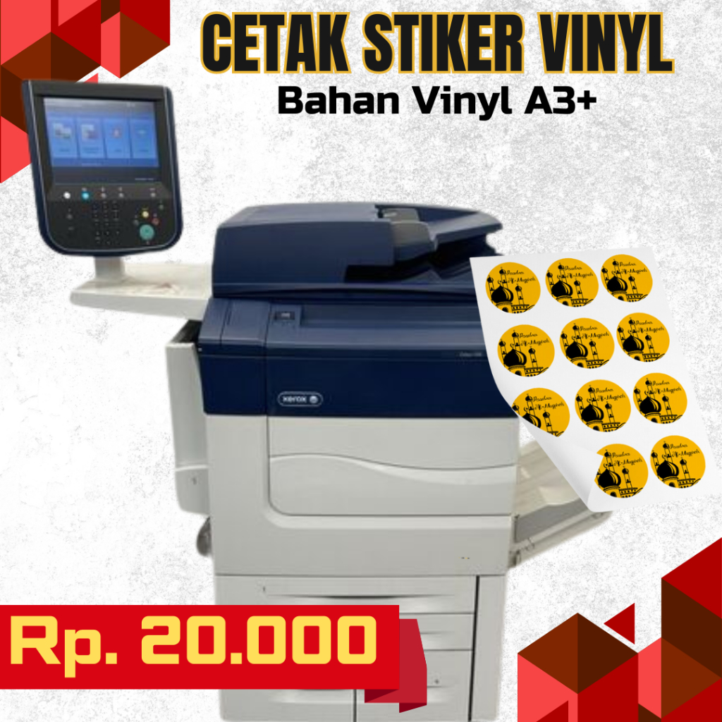 

Cetak Sticker Vinyl A3+