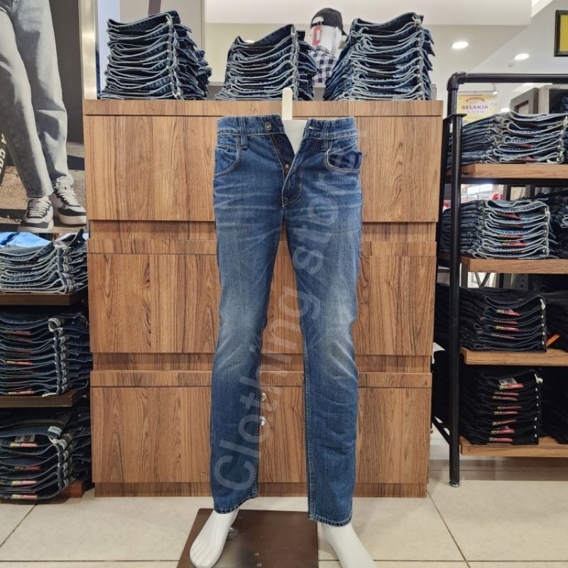 WATCHOUT JEANS ORIGINAL celana panjang pria tappered slim JP807060033 live 32