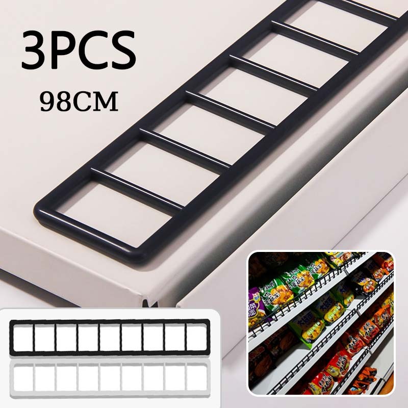 3pcs Pagar Rak Gondola/Pembatas Rak Gondola/Pembatas Rak Minimarket/Stopper Rak Minimarket