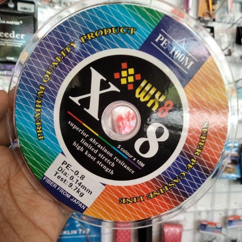 SENAR PE X8 WX8 0.14mm 100 METER