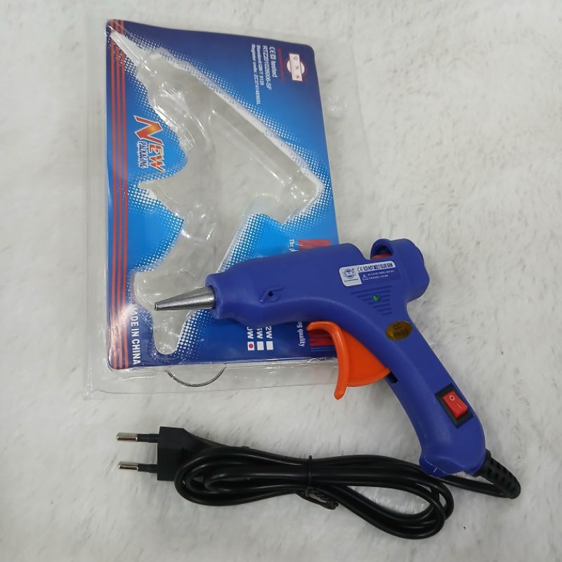 

Alat lem tembak Melt Glue Gun 20 Watt untuk Lem Lilin