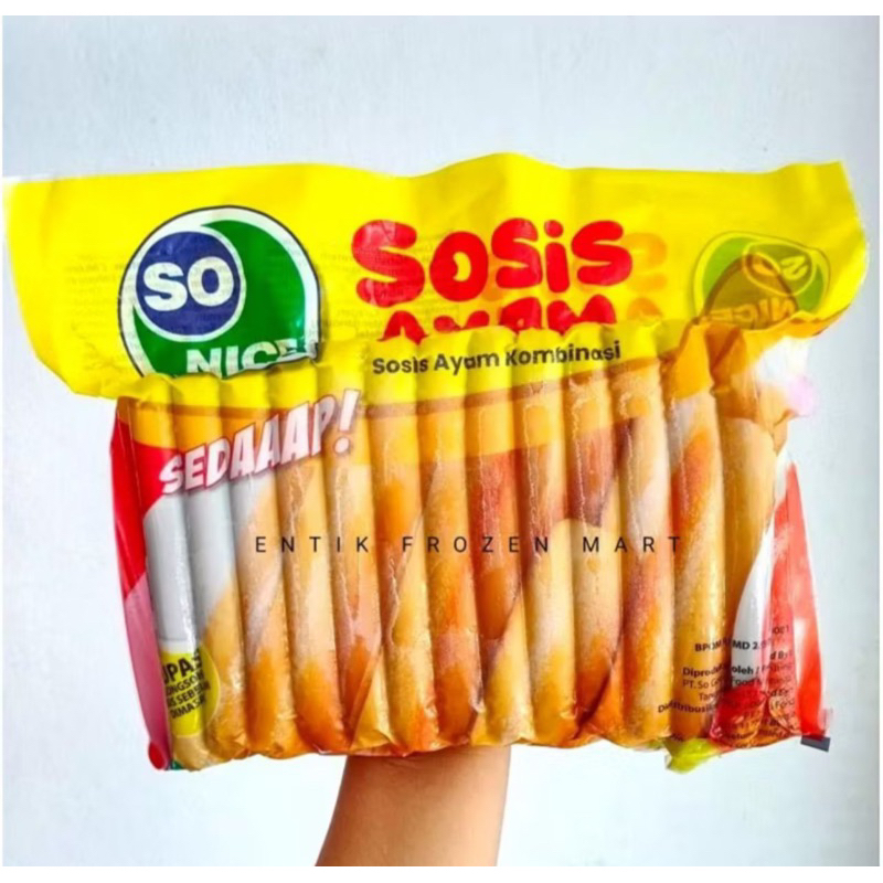 

sosis so nice ayam 1kg