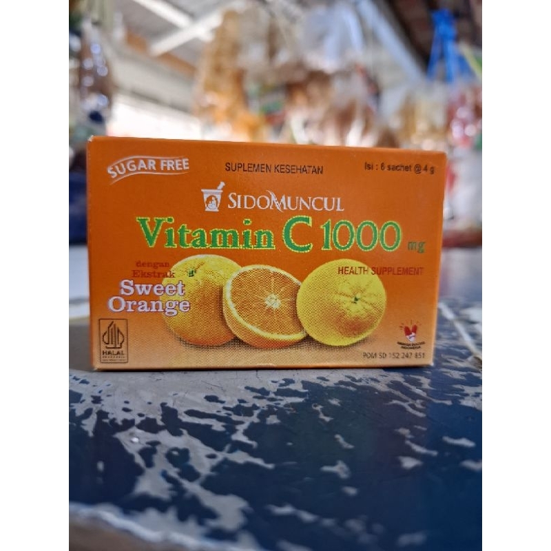 Sidomuncul Vitamin C1000 Rasa ( Lemon dan Jeruk )