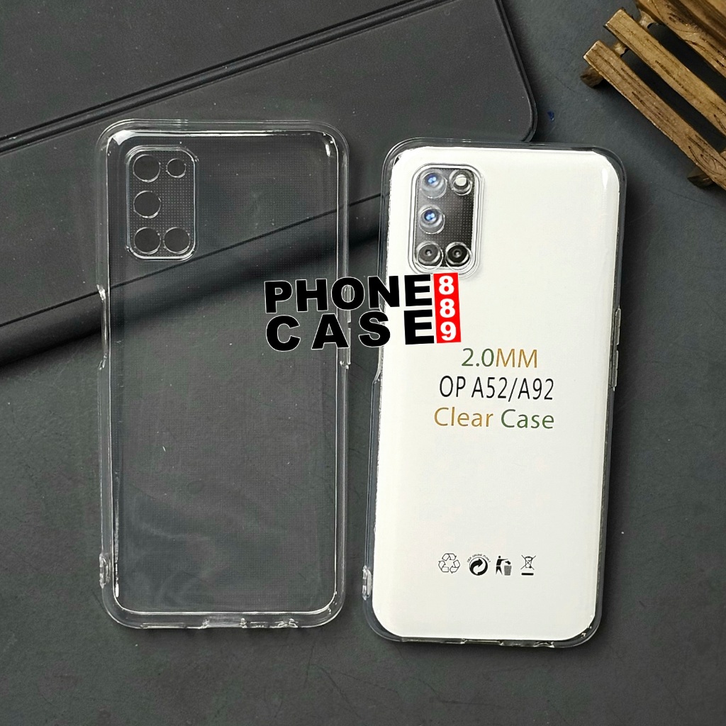 CLEAR CASE BENING 2.0MM CASE BENING TRANSPARAN OPPO A52 OPPO A92 CH-1