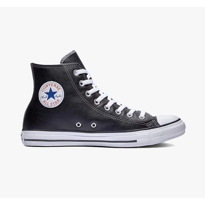 Converse Chuck Taylor All Star Leather High Top Unisex Sneakers ORIGINAL 100% - Black