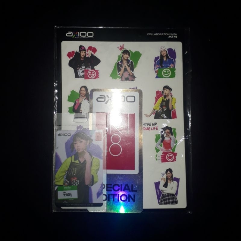 Photocard Axioo x JKT48 Fiony