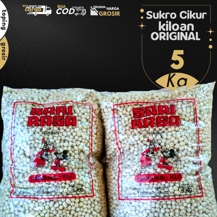 

GROSIRAN - 5KG Sukro CIKUR KILOAN 5x1KG Original SariRasa by Lahawelah