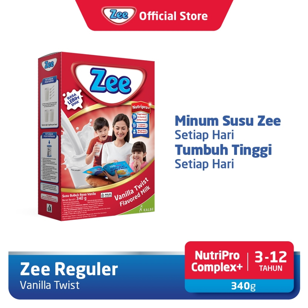 

Zee Reguler Swiss Chocolate Milk & Vanilla Twist Milk 340gr