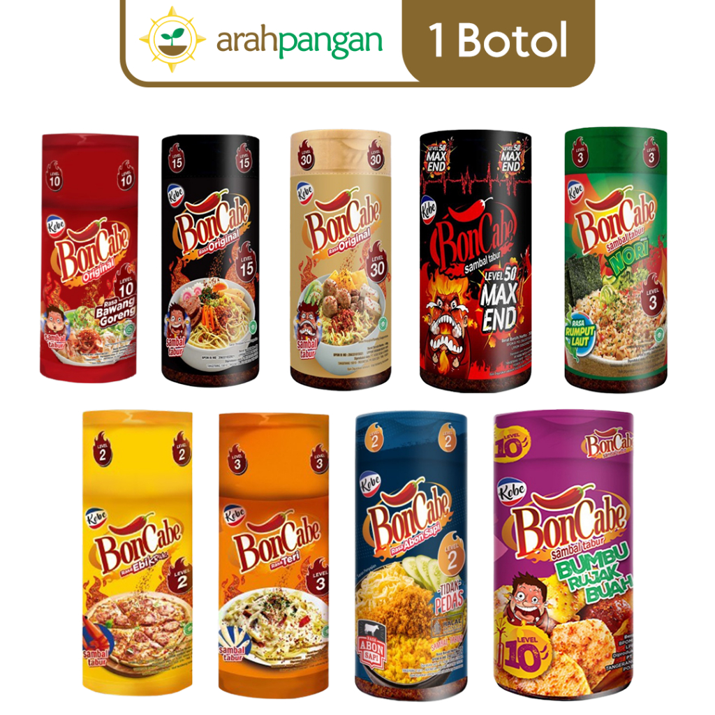 

Boncabe BOTOL Sambal Tabur Bubuk