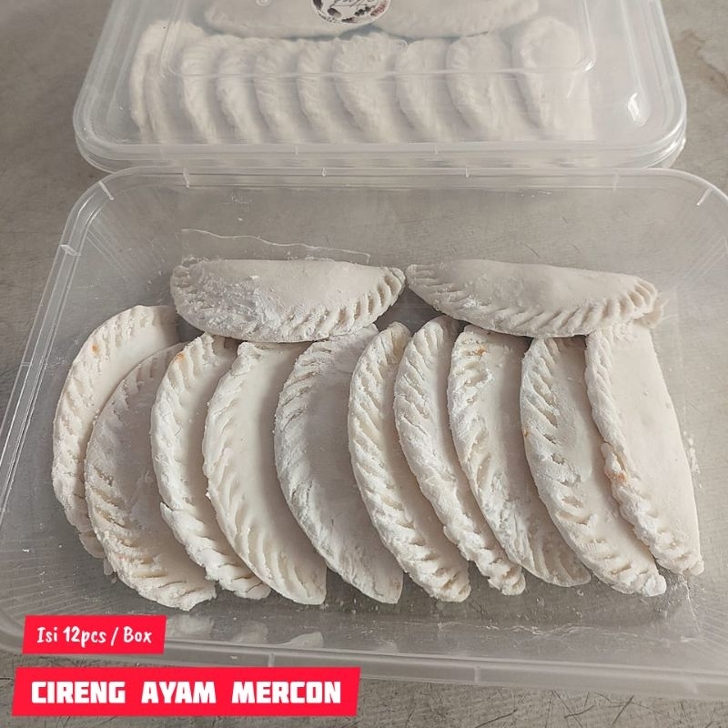 

Cireng Mercon Isi Ayam Suwir Bumbu Rempah Frozen Isi 12pcs Premium