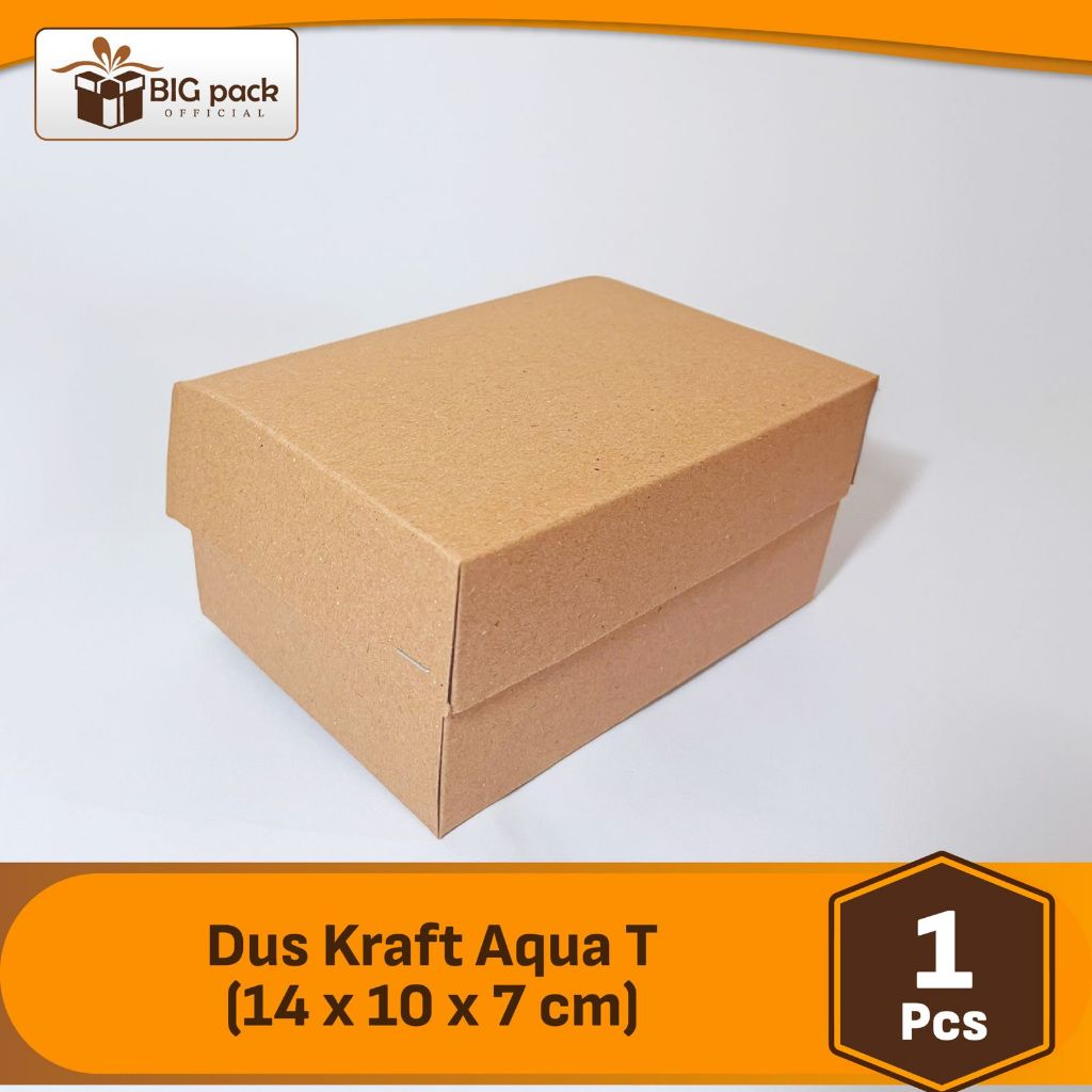 

AQUA T / R3 Non Renda - Kotak Dus Kraft Coklat / Kotak Dus Kue & Air Mineral/Kotak Dus Snack/ Kotak Dus Renda Coklat Non-laminasi