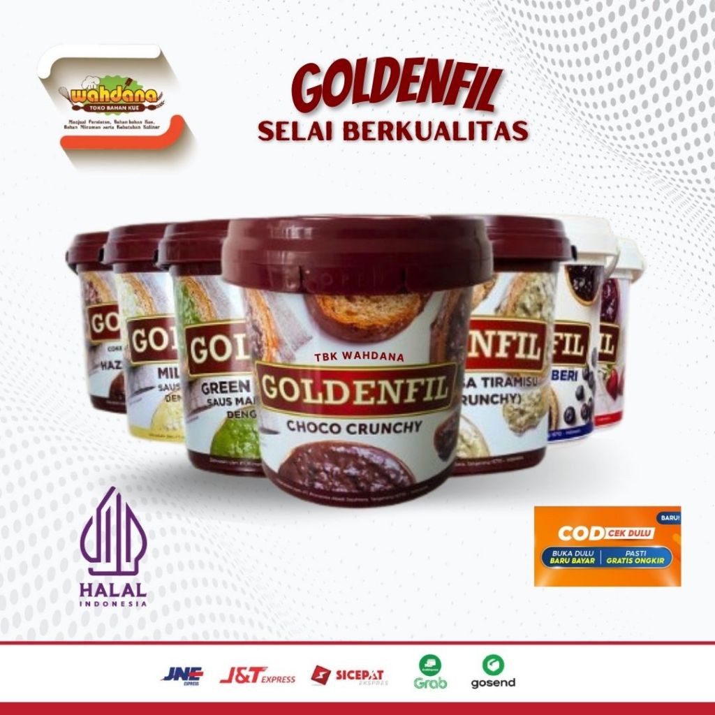 

Dip Glaze Selai Goldenfil 1 kg
