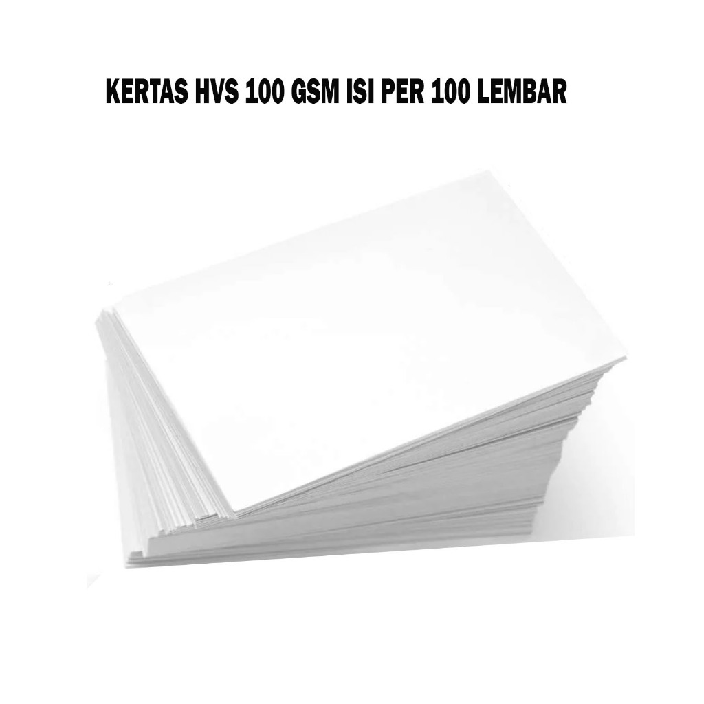 

Kertas HVS A4 100Gr Ecer isi 50Lembar / Kertas Fotocopy / Kertas Print