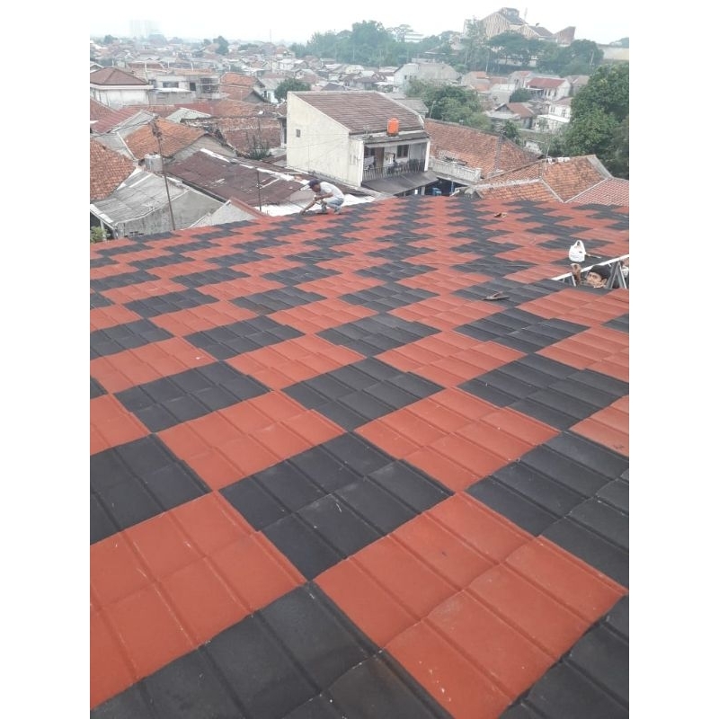 Rangka Baja Ringan Atap Genteng Metal Pasir