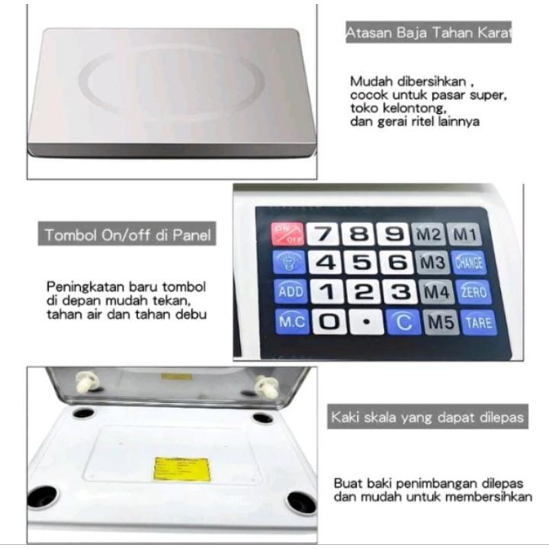 timbangan 4 kg digital qme