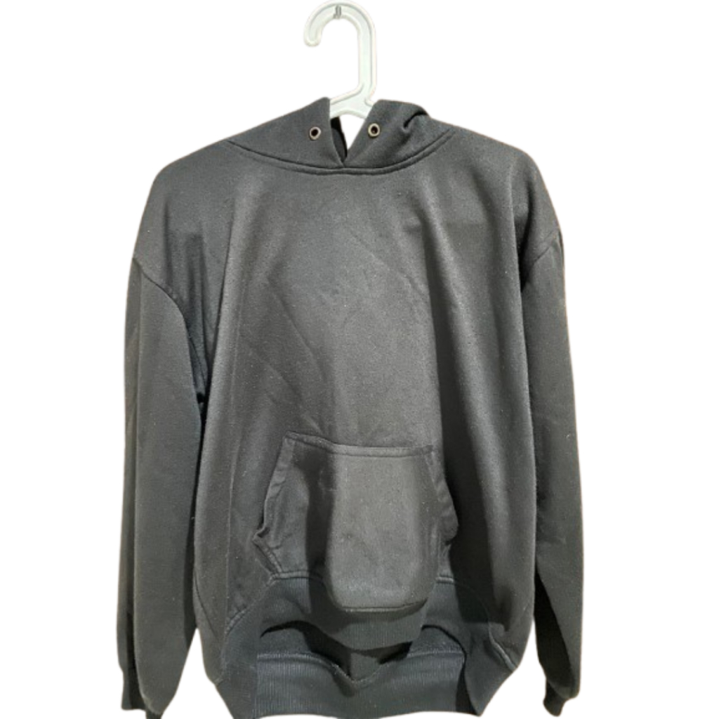 HOODIE POLOS PRIA HITAM