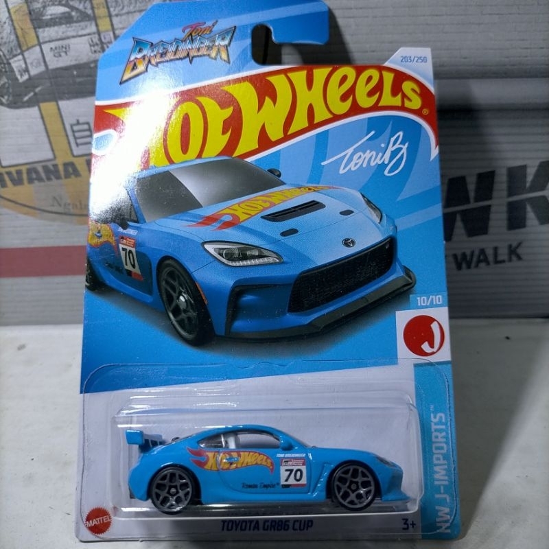 Hotwheels Toyota GR86 Cup Biru