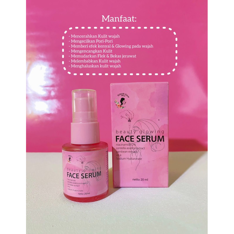 2 SERUM GLOWING RIran glow (BPOM)