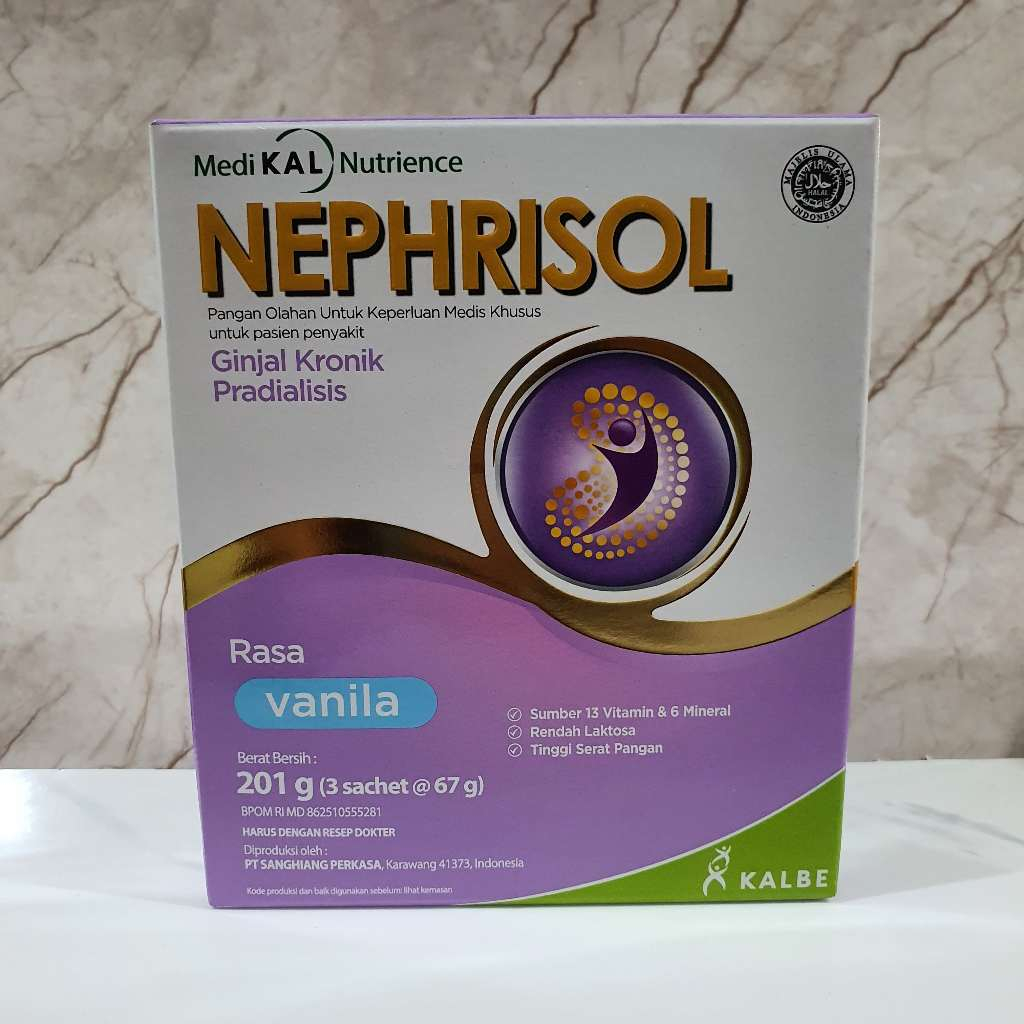 

NEPHRISOL VANILA 201GR (3SACHET)