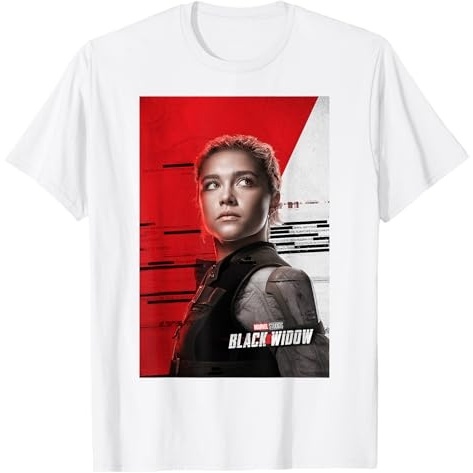 Marvel Black Widow Yelena Belova Character Poster T-Shirt