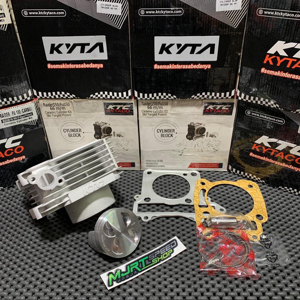 BLOCK BLOK CERAMIC KTC KYTA KYTACO PISTON FORGED 66MM FOR SATRIA FU 150