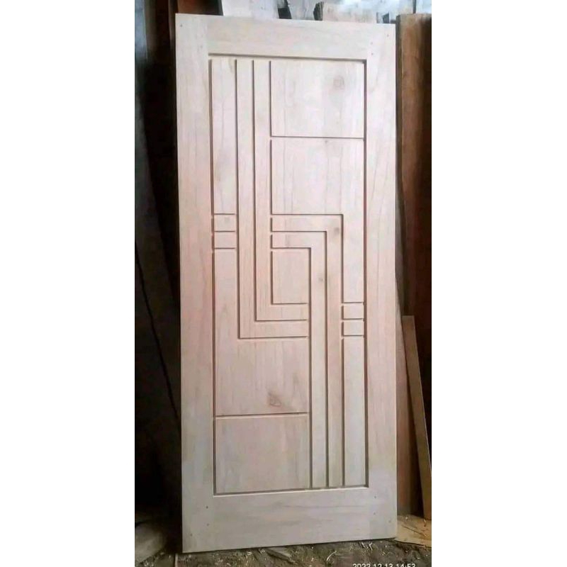 kusen pintu minimalis kayu Meranti oven