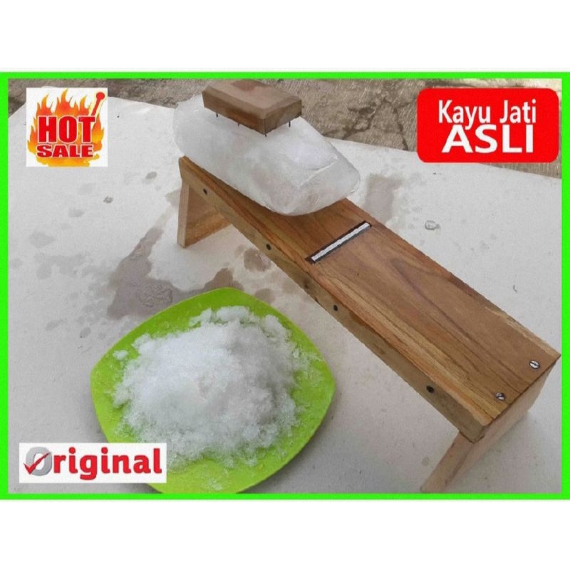Alat Serut Es Batu Manual Serutan Es Batu Balok Parutan Es Balok Produk UMKM/ Pasrahan Es Manual Bah