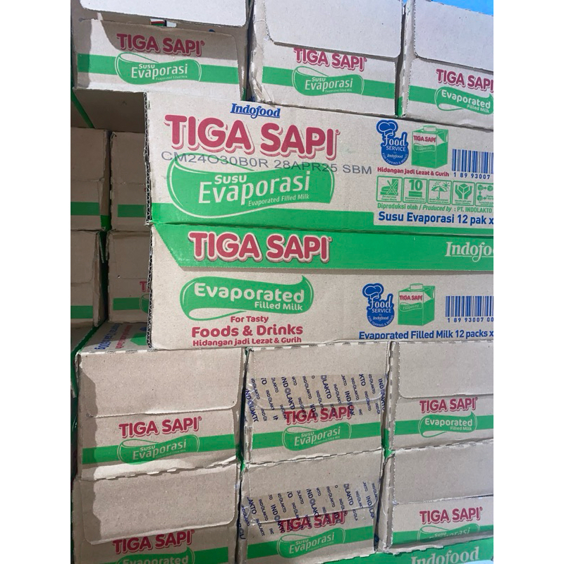 

SUSU EVAPORASI TIGA SAPI 500 gr x 12 Pak | 1 DUS