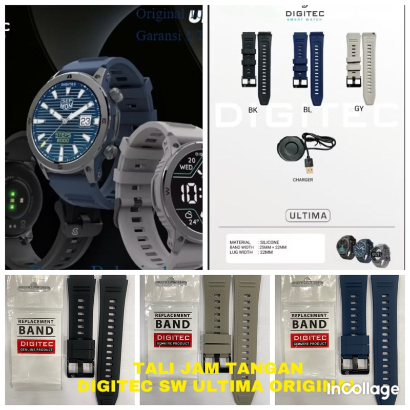 Strap/Tali jam tangan Digitec SW Ultima Original