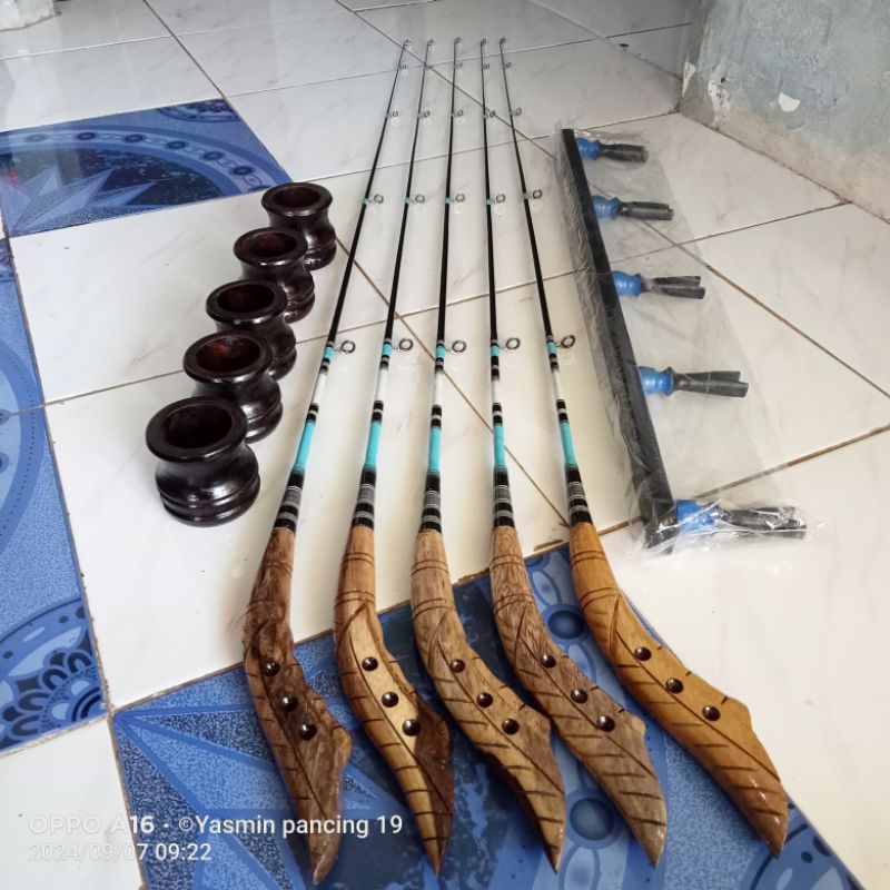 joran timbang set 5 PATEN panjang 120cm kualitas terbaik