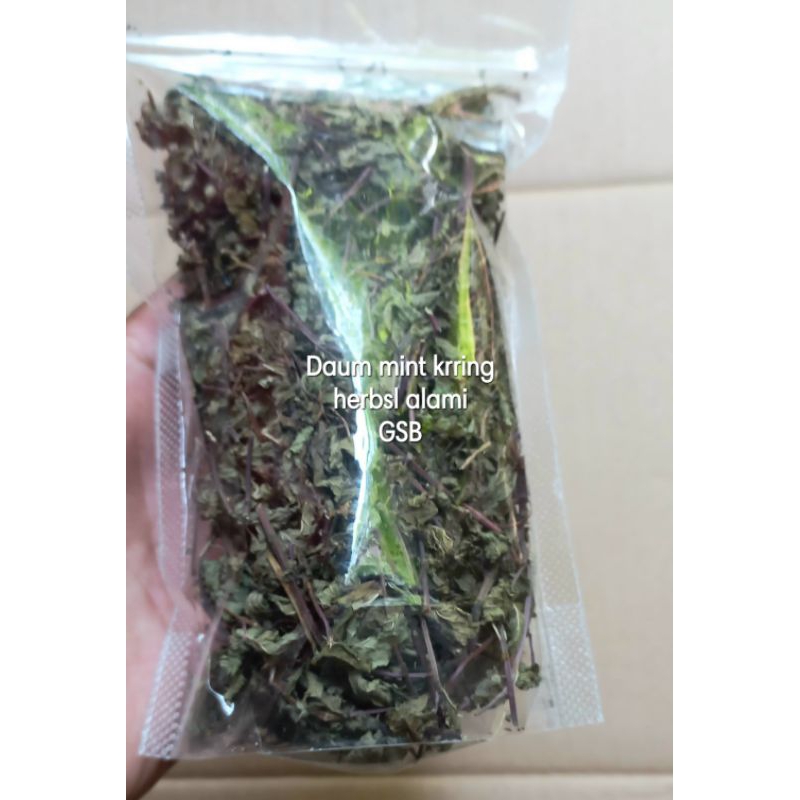 

Daun mint kering daun keresmen