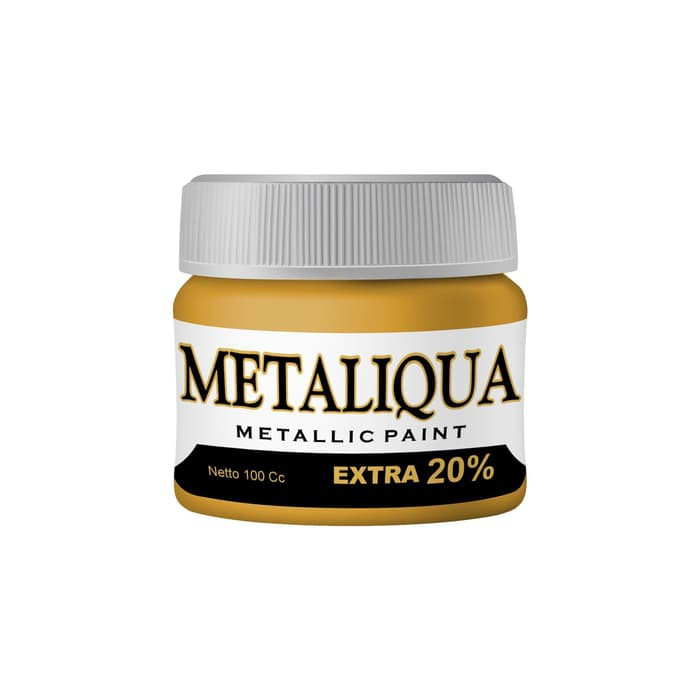 Cat Metallic Metalik METALIQUA 100CC 100 cc Emas Gold MQ-06
