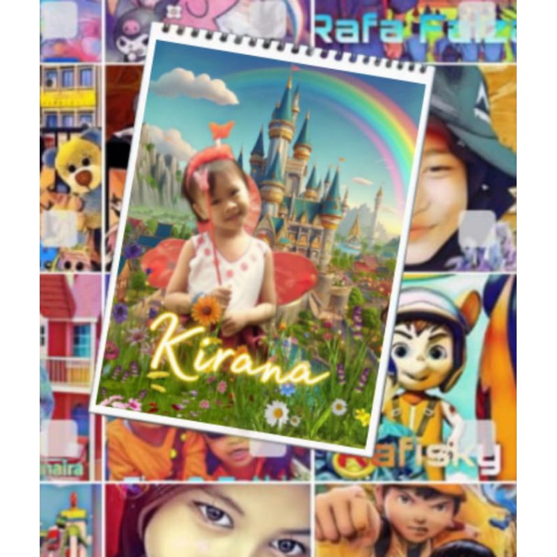 

Buku mewarnai/buku gambar polos custom Sarah19