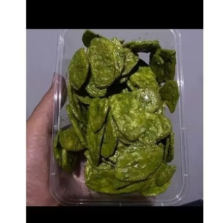 

keripik pisang lumer rasa green tea/macha kemasan box 250g