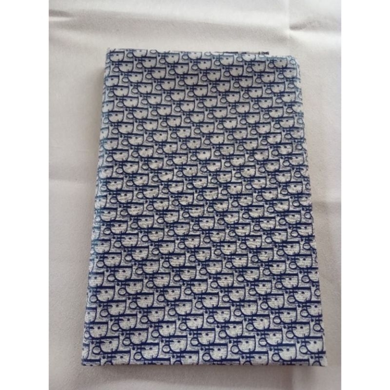 BAHAN JOK MOTIF DIOR,KULIT JOK MOTOR UNIVERSAL,100*74 ,BAHAN KULIT SINTETIS MOTIF DIOR