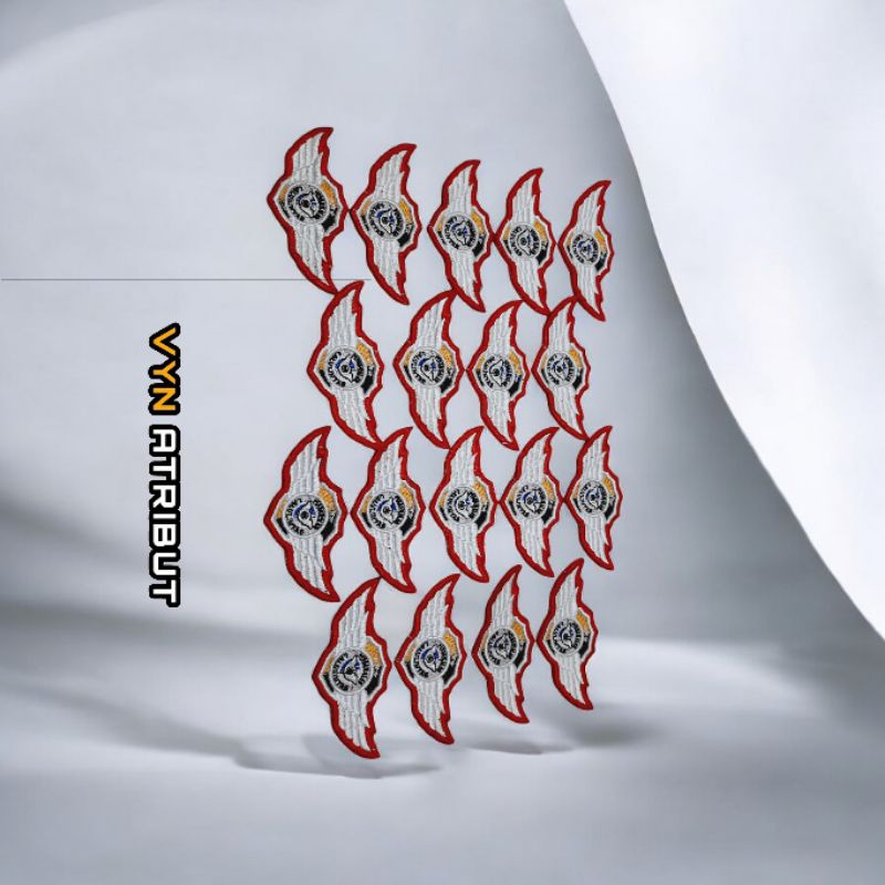 ATRIBUT PDL POLRI/PENGAWALAN LALU LINTAS POLRI BORDIR TIMBUL