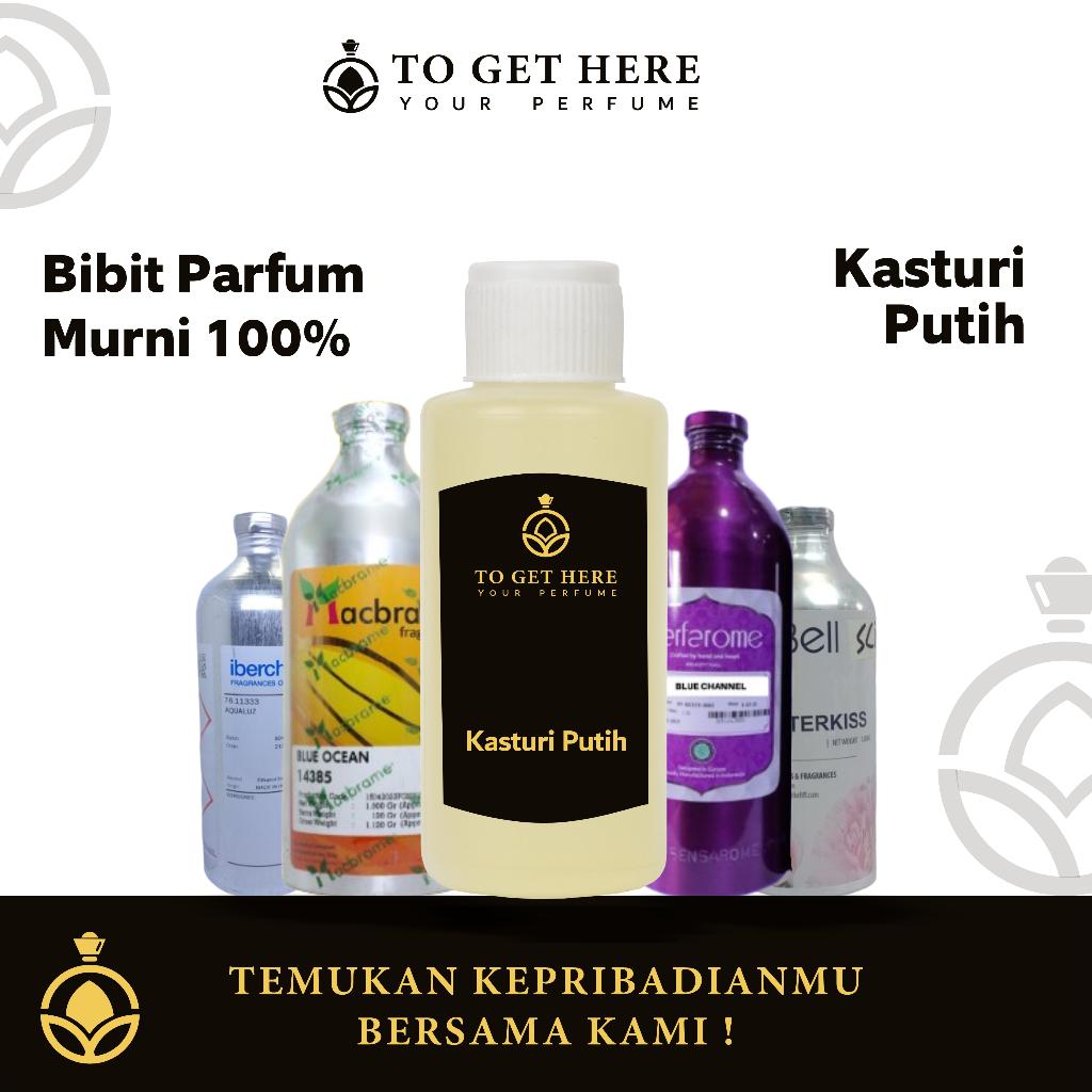 Bibit Parfum Kasturi Putih Bibit Parfum Murni I Parfum Murni Bibit I Murni Parfum Bibit 100ml