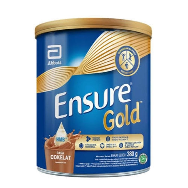 

Ensure Gold Cokelat/Vanila/Gandum 380gr Exp 2026 || Termurah