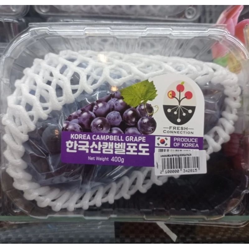 

Anggur Korea Campbell Grape 400 Grm