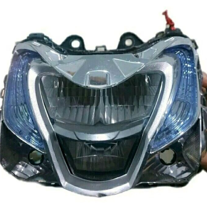 lampu motor headlamp reflektor lampu depan utama mio s tanpa mika original second