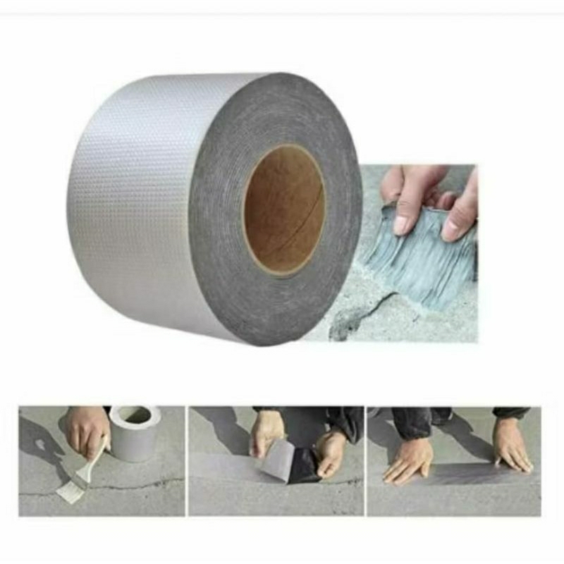 Thebettles (Waterproof) Lakban Anti Bocor Armor Lem Seng / Lem Talang / Lem Anti Bocor / Tambal Seng