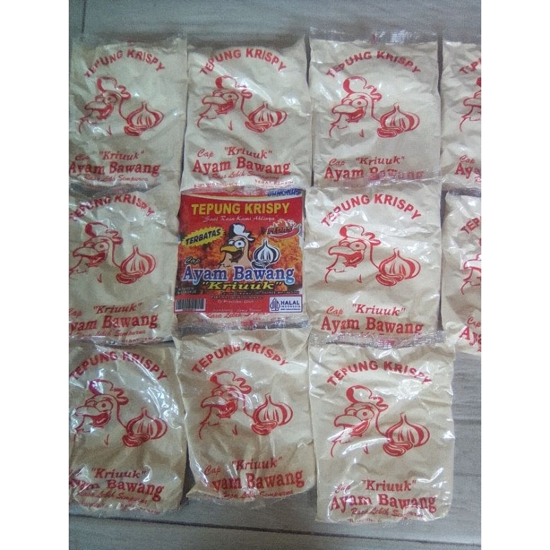 

Tepung Krispy cap Ayam bawang 150gr