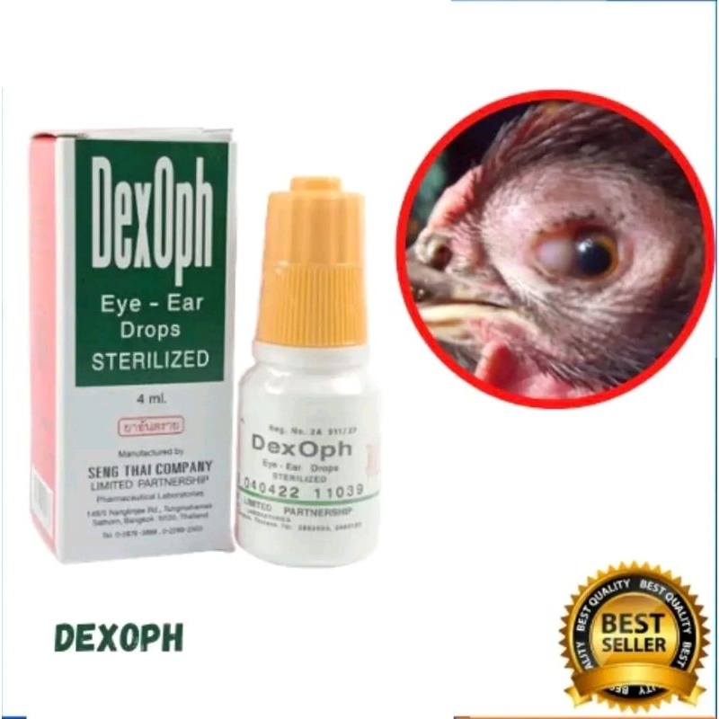 Dexoph obat ayam sakit mata & telinga