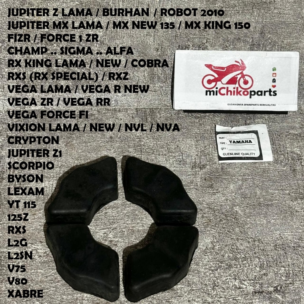 Karet Tromol YAMAHA Pnp Jupiter Lama Burhan New Robot 2010 Z1 MX 135 King 150 Fizr F1zr Force 1 Vega