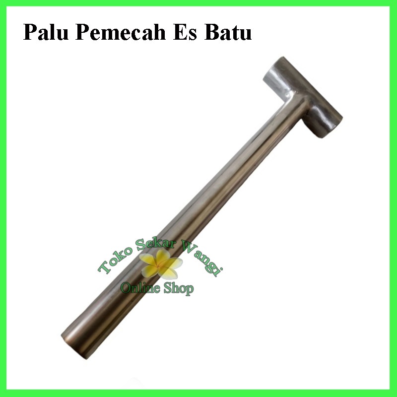 Palu Pemecah Es Batu Palu Full Stainless Multifungsi Palu Stainless