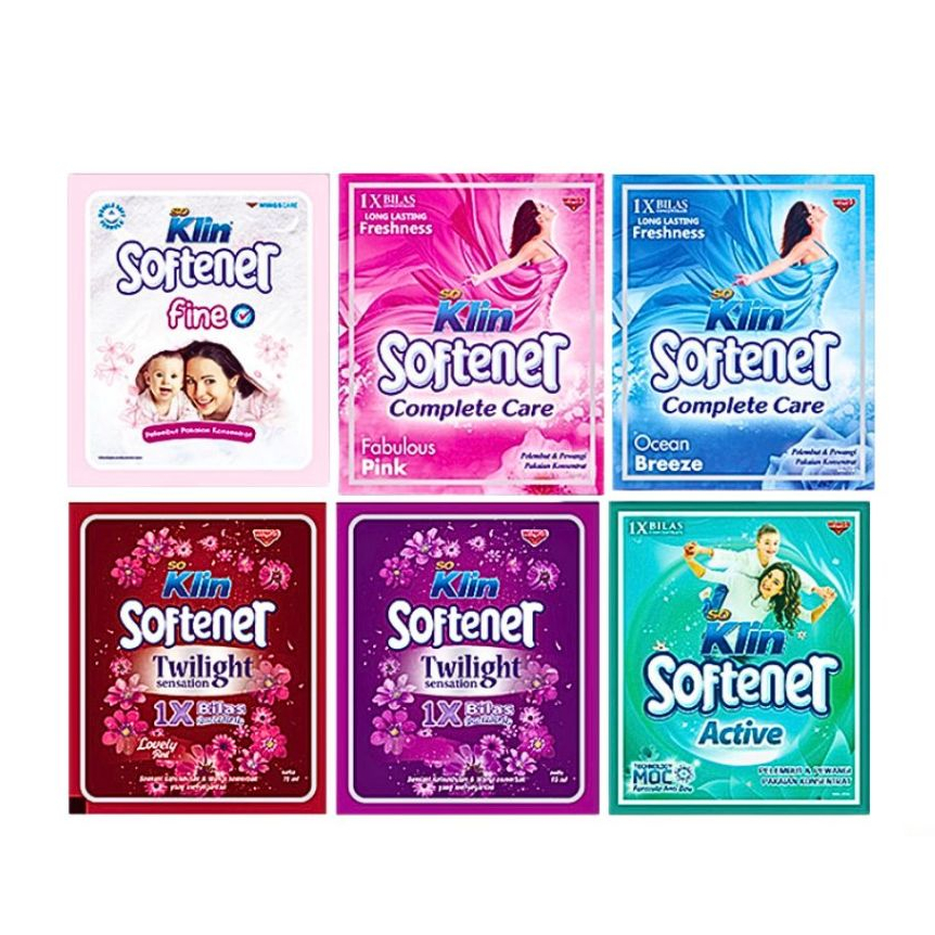 Soklin Softener 1x bilas [12's/renteng]