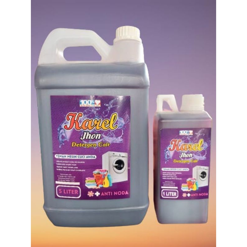 deterjen cair ungu / deterjen murah/ deterjen laundry / deterjen 5liter