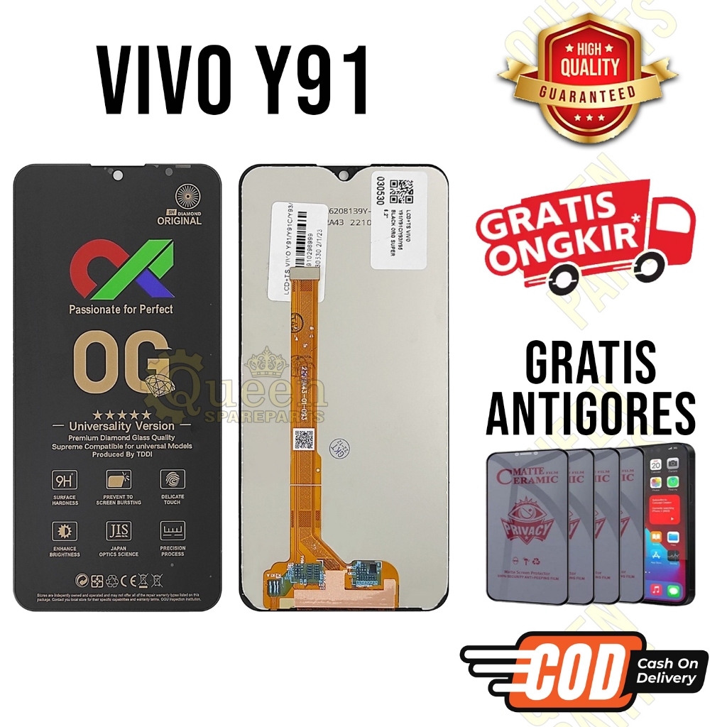 Lcd Touchscreen Vivo Y91 Original OEM Lcd Vivo Y91 Fullset GRATIS ANTIGORES